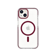 EvoCrystal - Apple iPhone 16e/ 14 Case MagSafe Compatible - Burgundy
