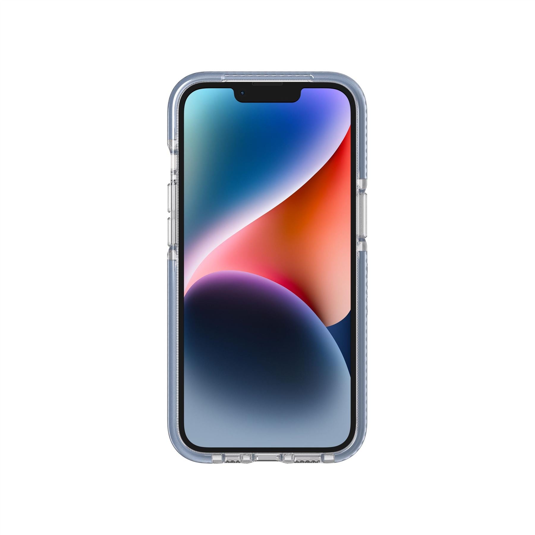 EvoCrystal - Apple iPhone 16e/ 14 Case MagSafe Compatible - Steel Blue