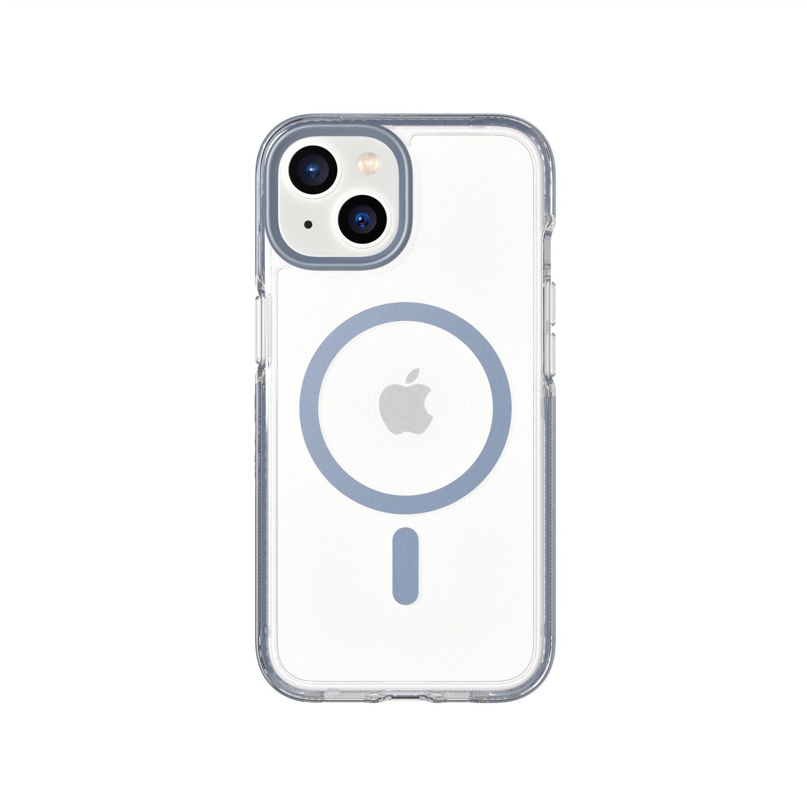 EvoCrystal - Apple iPhone 16e/ 14 Case MagSafe Compatible - Steel Blue