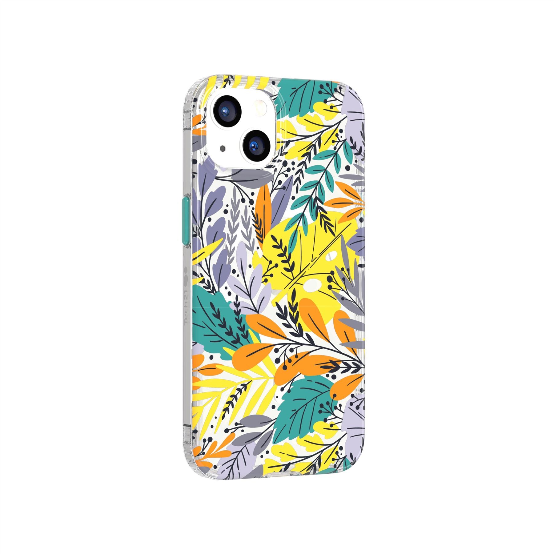 EvoArt - Apple iPhone 13 Case MagSafe Compatible - Green Leaf