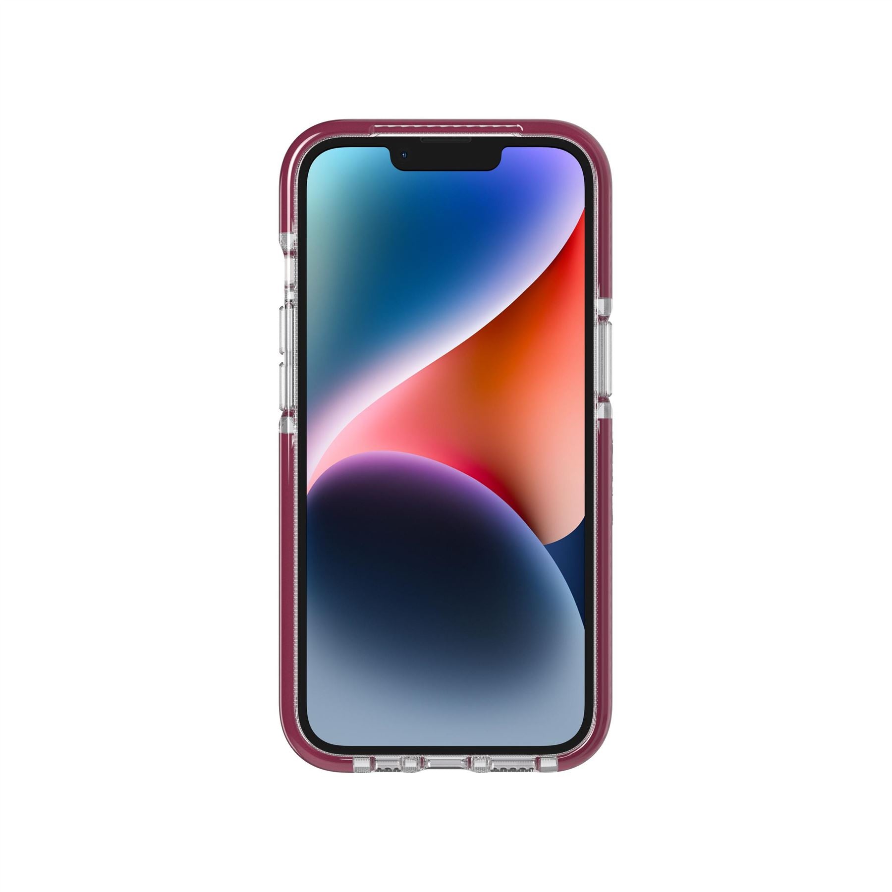 EvoCrystal - Apple iPhone 16e/ 14 Case MagSafe Compatible - Burgundy