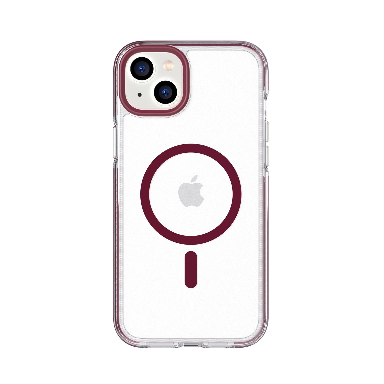 EvoCrystal - Apple iPhone 14 Plus Case MagSafe Compatible - Burgundy