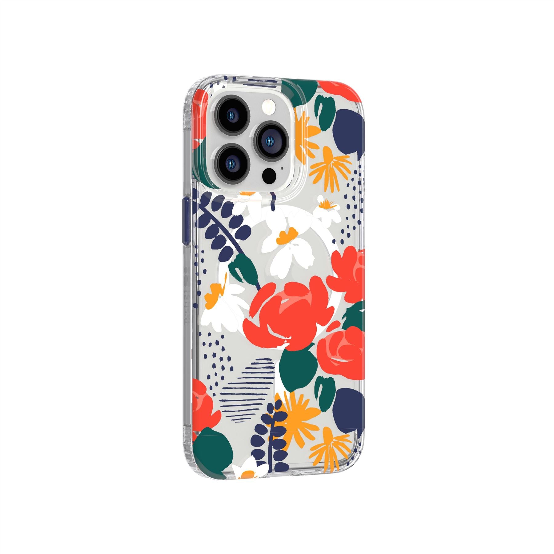 EvoArt - Apple iPhone 13 Pro Case MagSafe Compatible - Red Rose