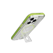 Evo Crystal Kick - Apple iPhone 15 Pro Case MagSafe® Compatible - Lime
