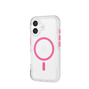 FlexPro - Apple iPhone 16 Case MagSafe® Compatible  - Neon Pink Glow in the Dark