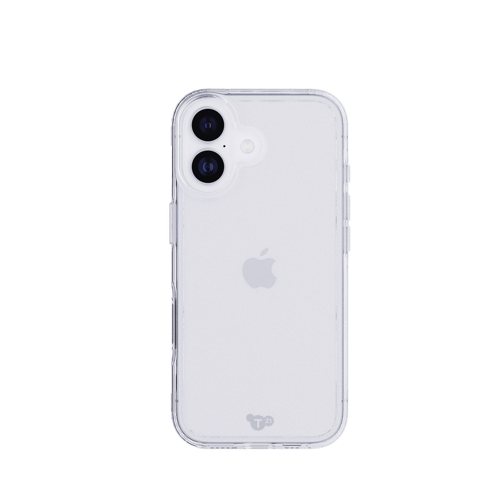 View of the back of the phone case from straight on with phone inside#color_clear