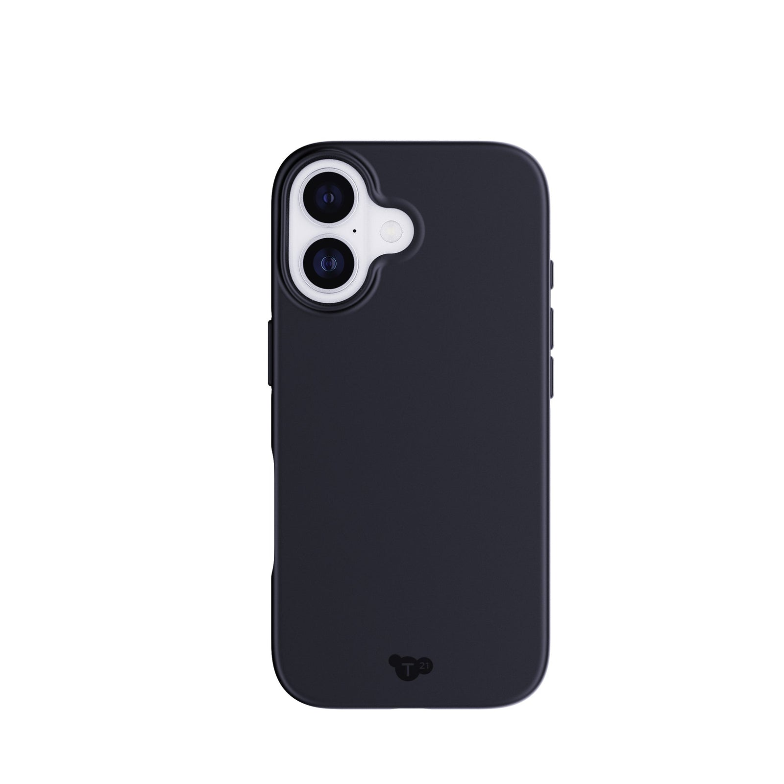 View of the back of the phone case from straight on with phone inside#color_black