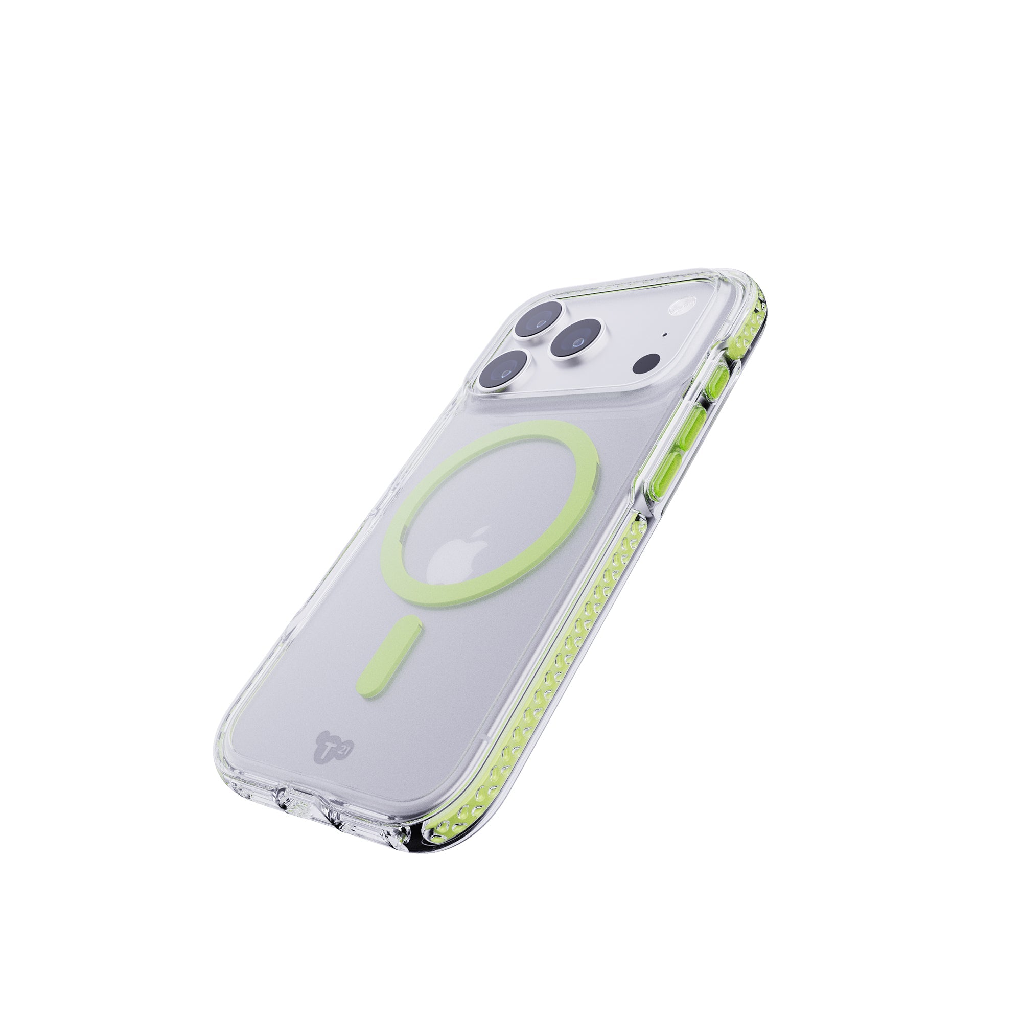 EvoCrystal Glow MagSafe - Apple iPhone 17 Pro Case - Green (Glow-In-The-Dark)