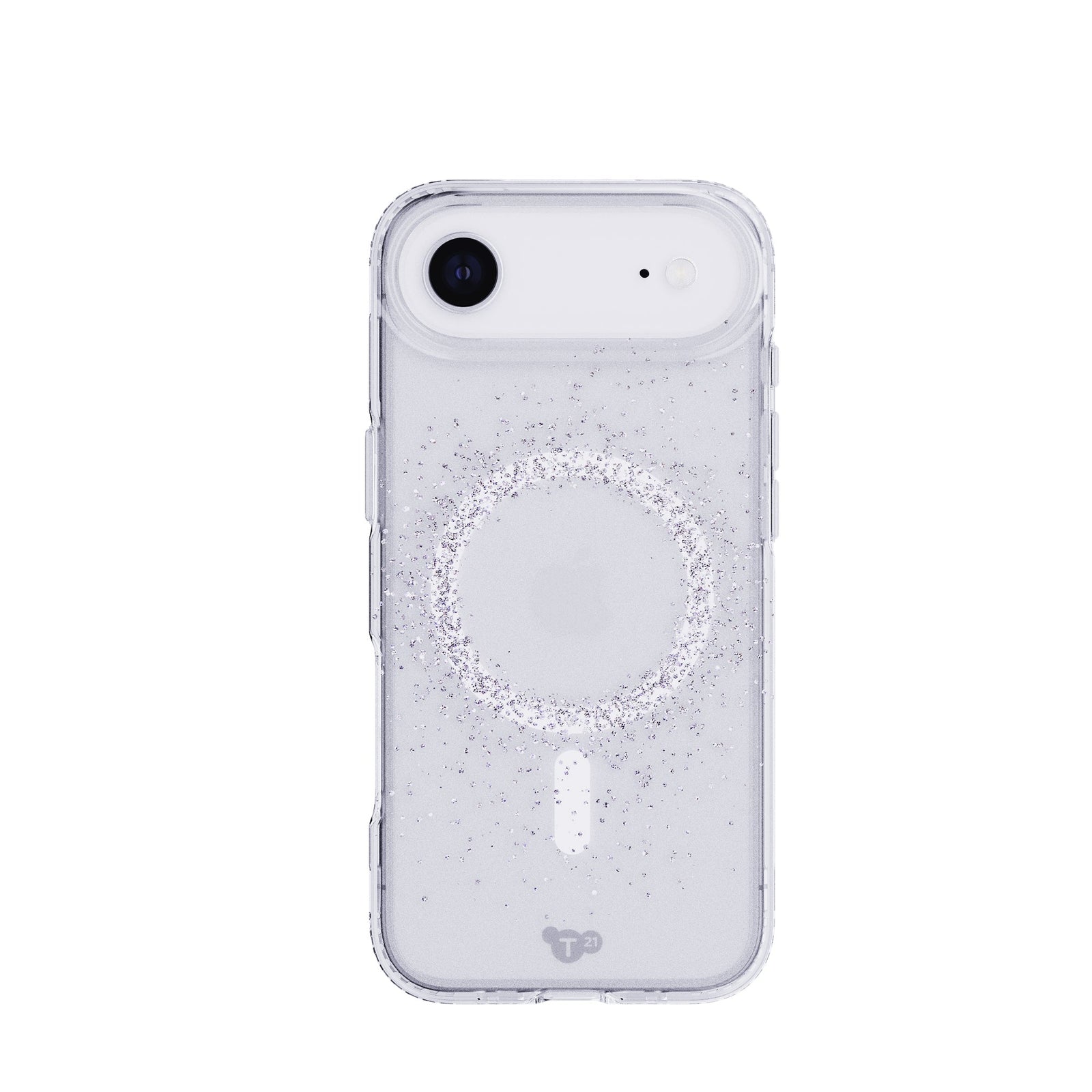 View of the back of the phone case from straight on with phone inside#color_focus
