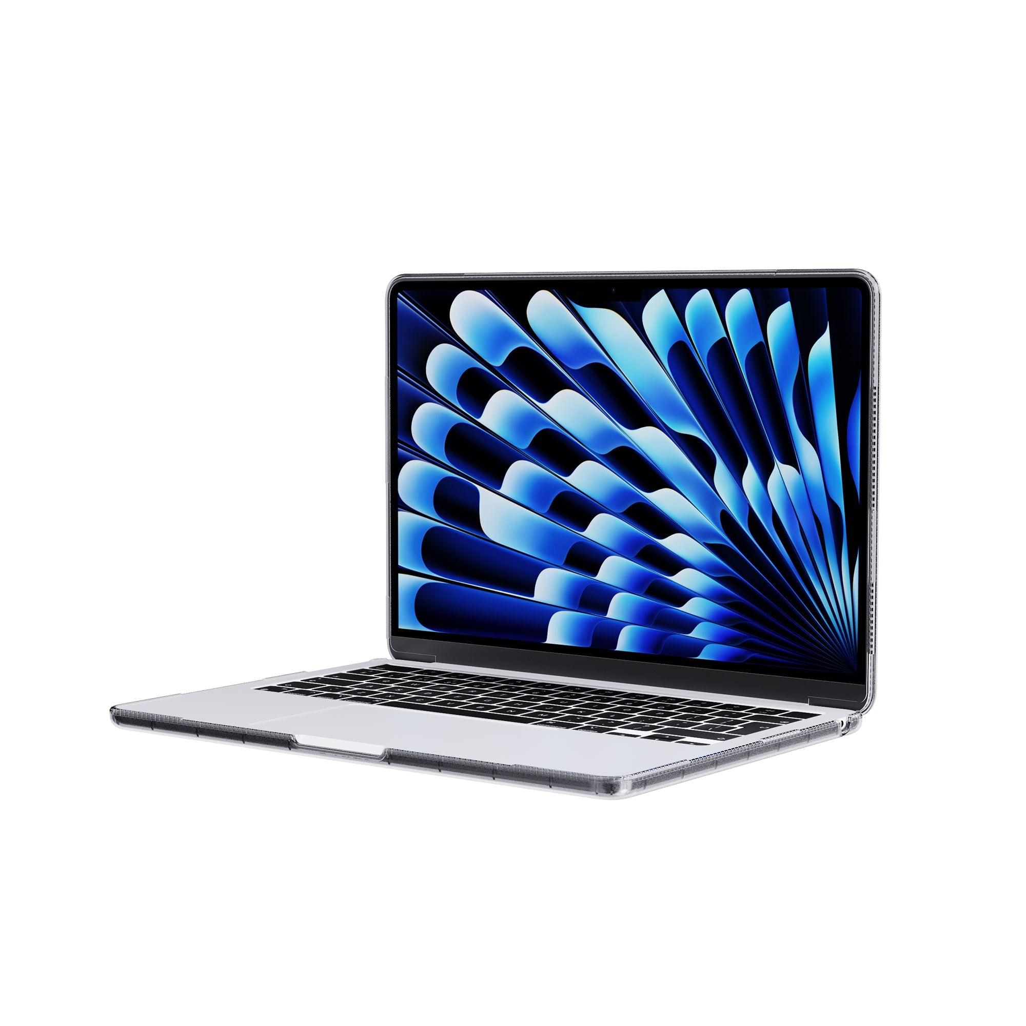 Tech21 Evo Tint Hülle Für MacBook Pro 13 Zoll (2020) | Ash Farbton, Stoßfest & Ultradünn | Mit Rutschfesten Füßen
