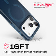 EvoCrystal Satin MagSafe - Apple iPhone 18 Pro/17 Pro Case - Deep Sea Tint