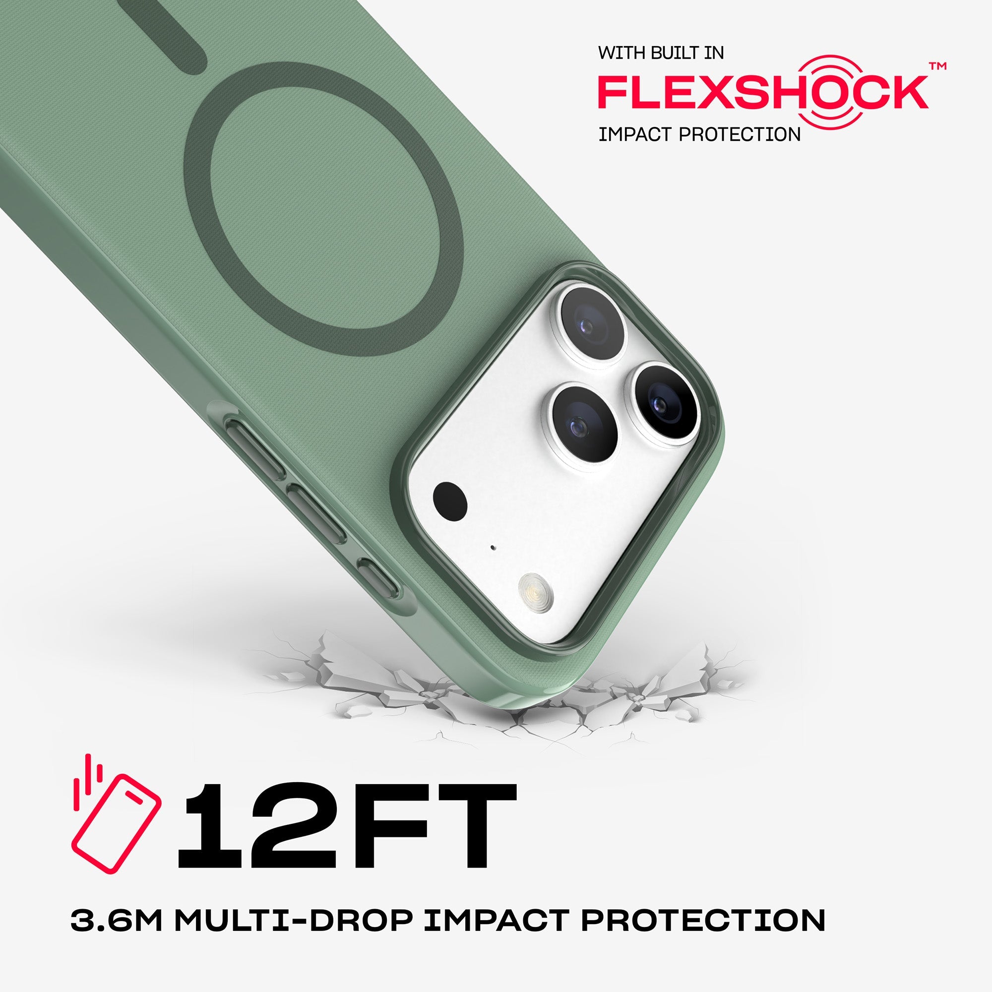 EvoPulse Fauxven MagSafe - Apple iPhone 18 Pro Max/17 Pro Max Case - Hunter
