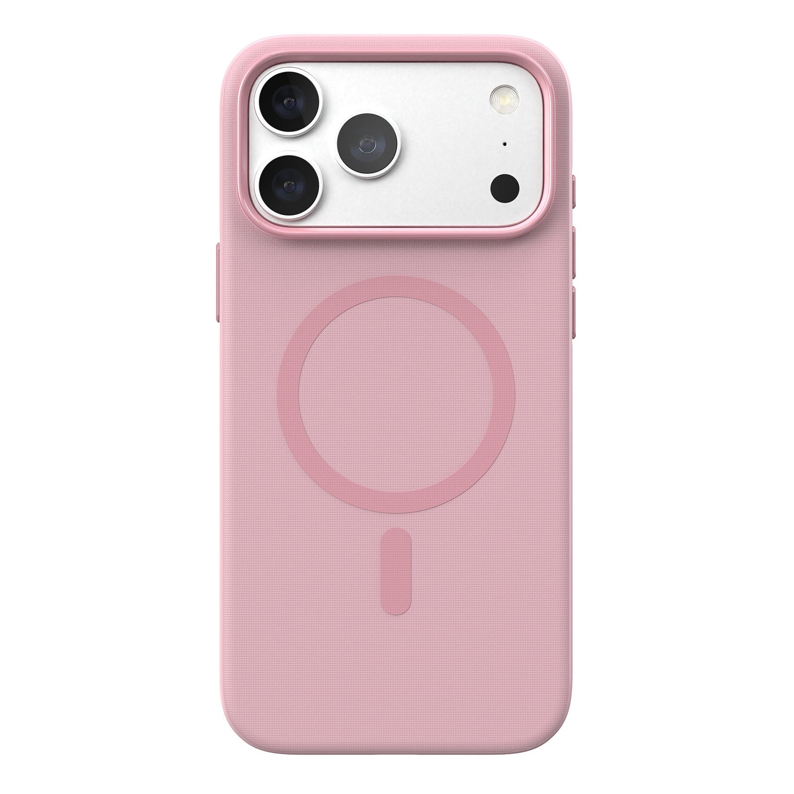 View of the back of the phone case from straight on with phone inside#color_quiet-blush