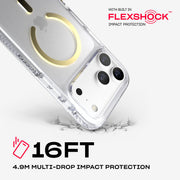 EvoCrystal MagSafe - Apple iPhone 18 Pro Max/17 Pro Max Case - Clear/Gold