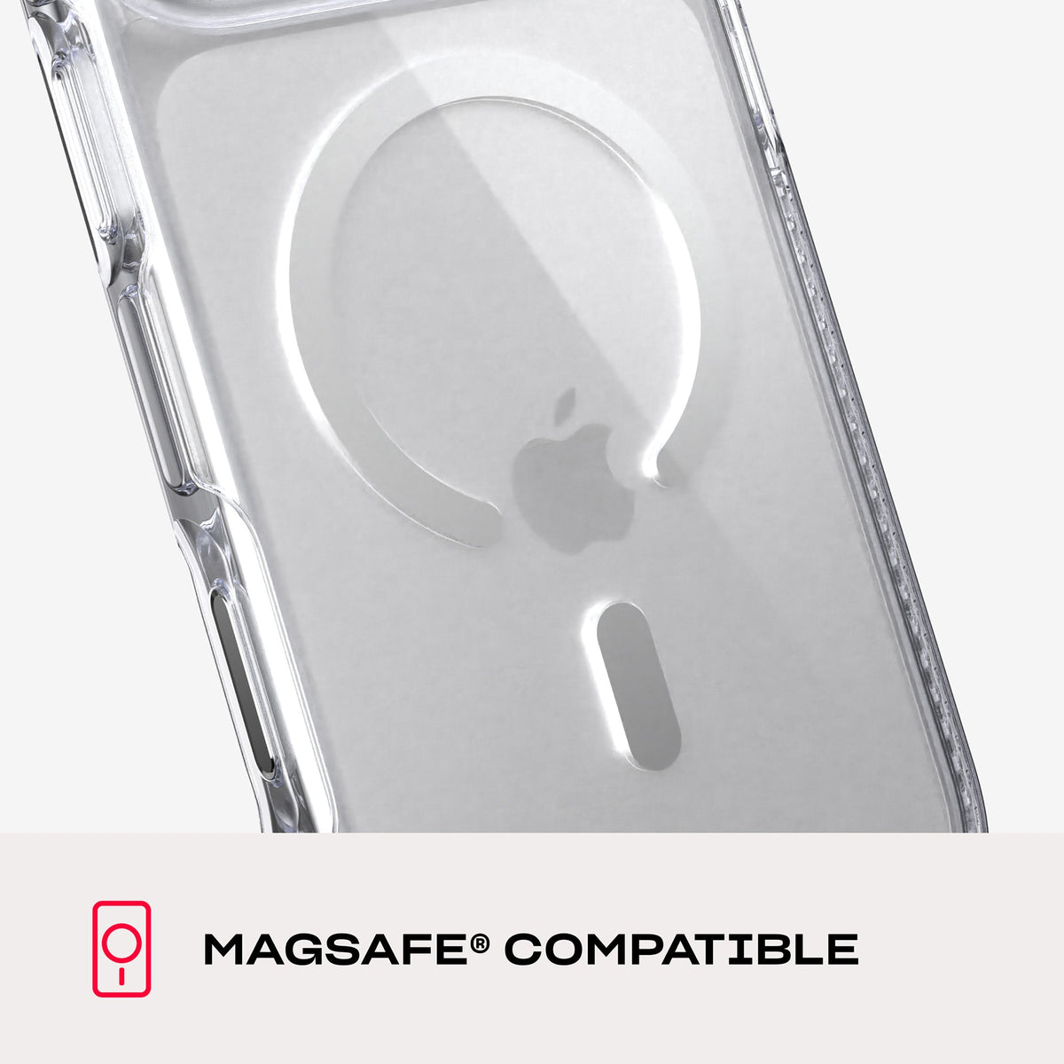 EvoCrystal MagSafe - Apple iPhone 18 Pro Max/17 Pro Max Case - Clear/Silver