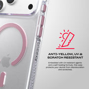 EvoCrystal MagSafe - Apple iPhone 18 Pro Max/17 Pro Max Case - Clear/Quartz Pink