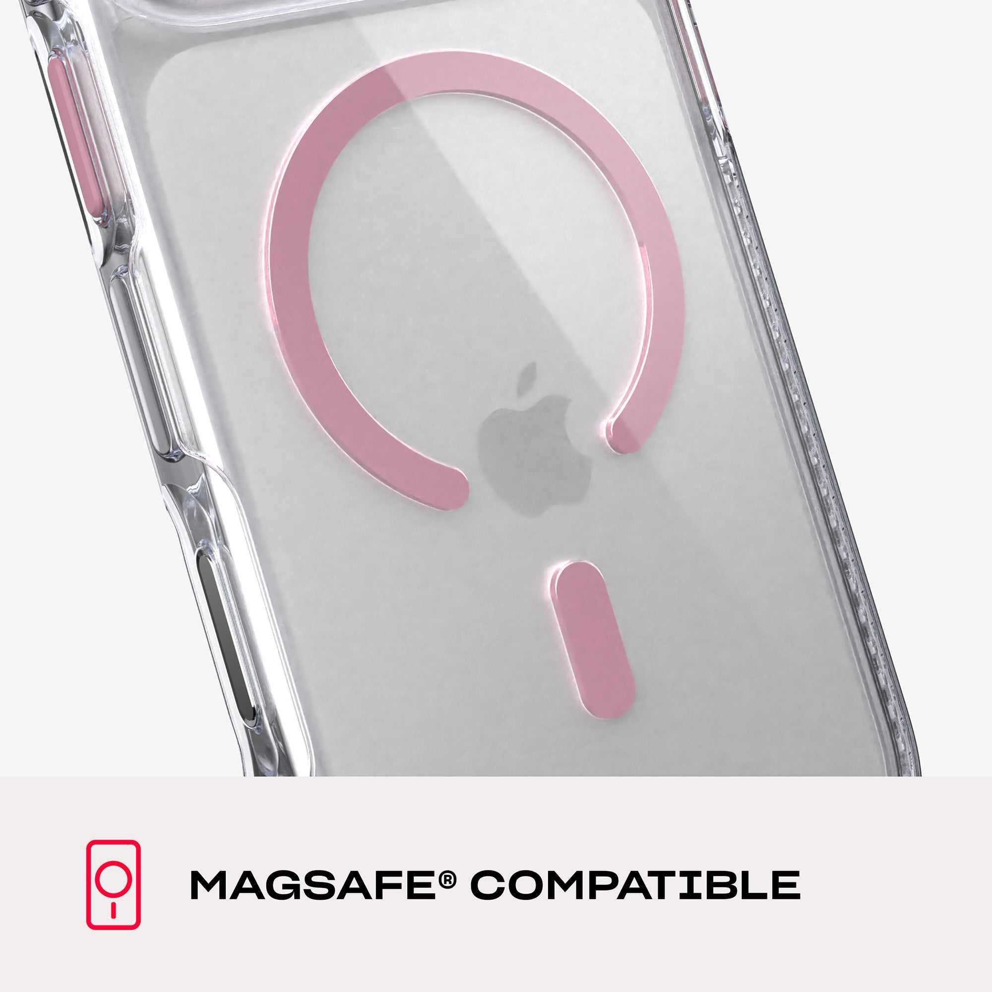 EvoCrystal MagSafe - Apple iPhone 18 Pro Max/17 Pro Max Case - Clear/Quartz Pink