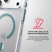 EvoCrystal MagSafe - Apple iPhone 18 Pro Max/17 Pro Max Case - Clear/Emerald Dust