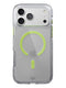 EvoCrystal Glow MagSafe - Apple iPhone 18 Pro Max/17 Pro Max Case - Clear/Neon (Glow-in-the-Dark)