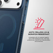 EvoCrystal Satin MagSafe - Apple iPhone 18 Pro Max/17 Pro Max Case - Deep Sea Tint