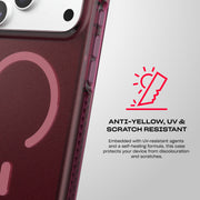 EvoCrystal Satin MagSafe - Apple iPhone 18 Pro Max/17 Pro Max Case - Cherry Tint
