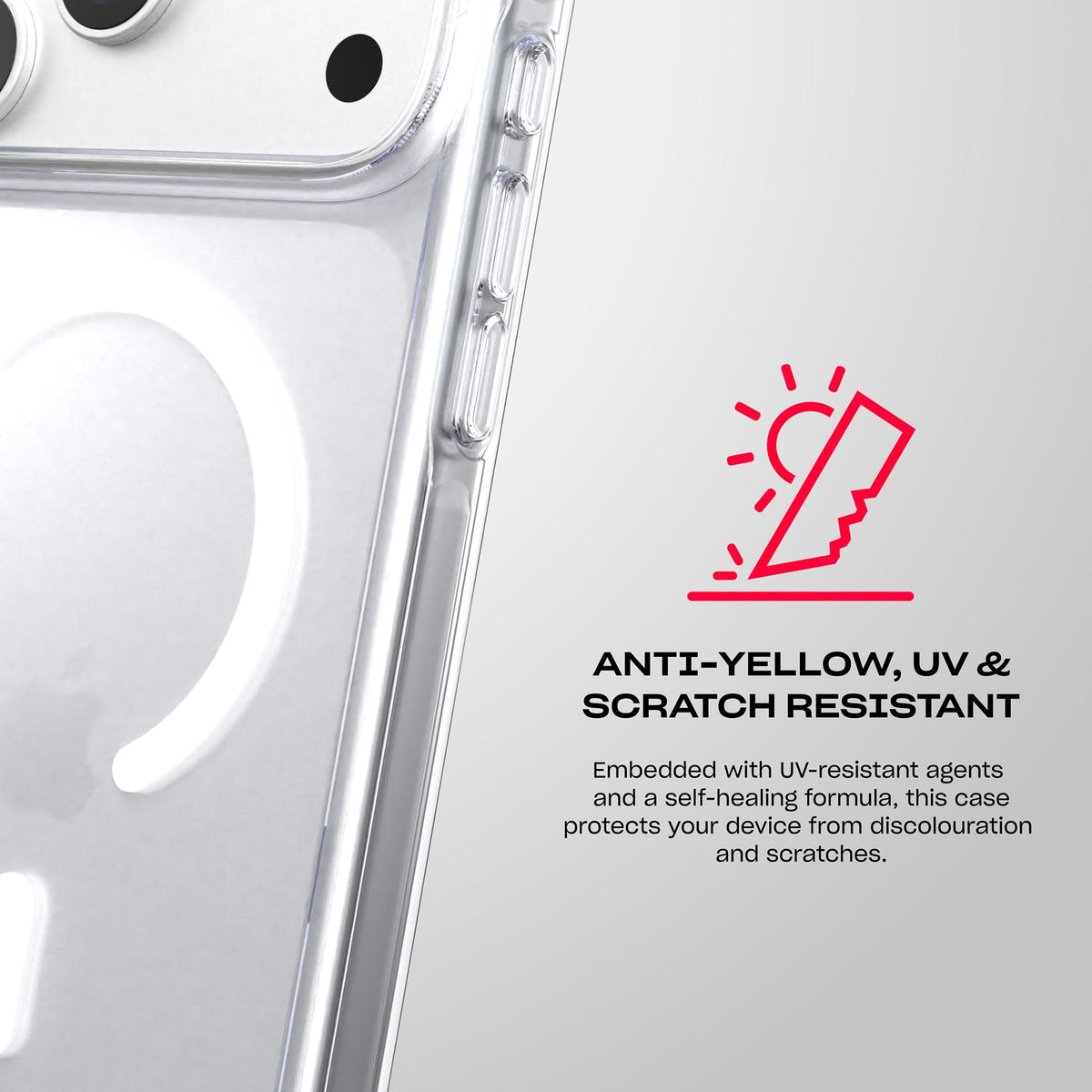 EvoClear MagSafe - Apple iPhone 18 Pro Max/17 Pro Max Case - Clear