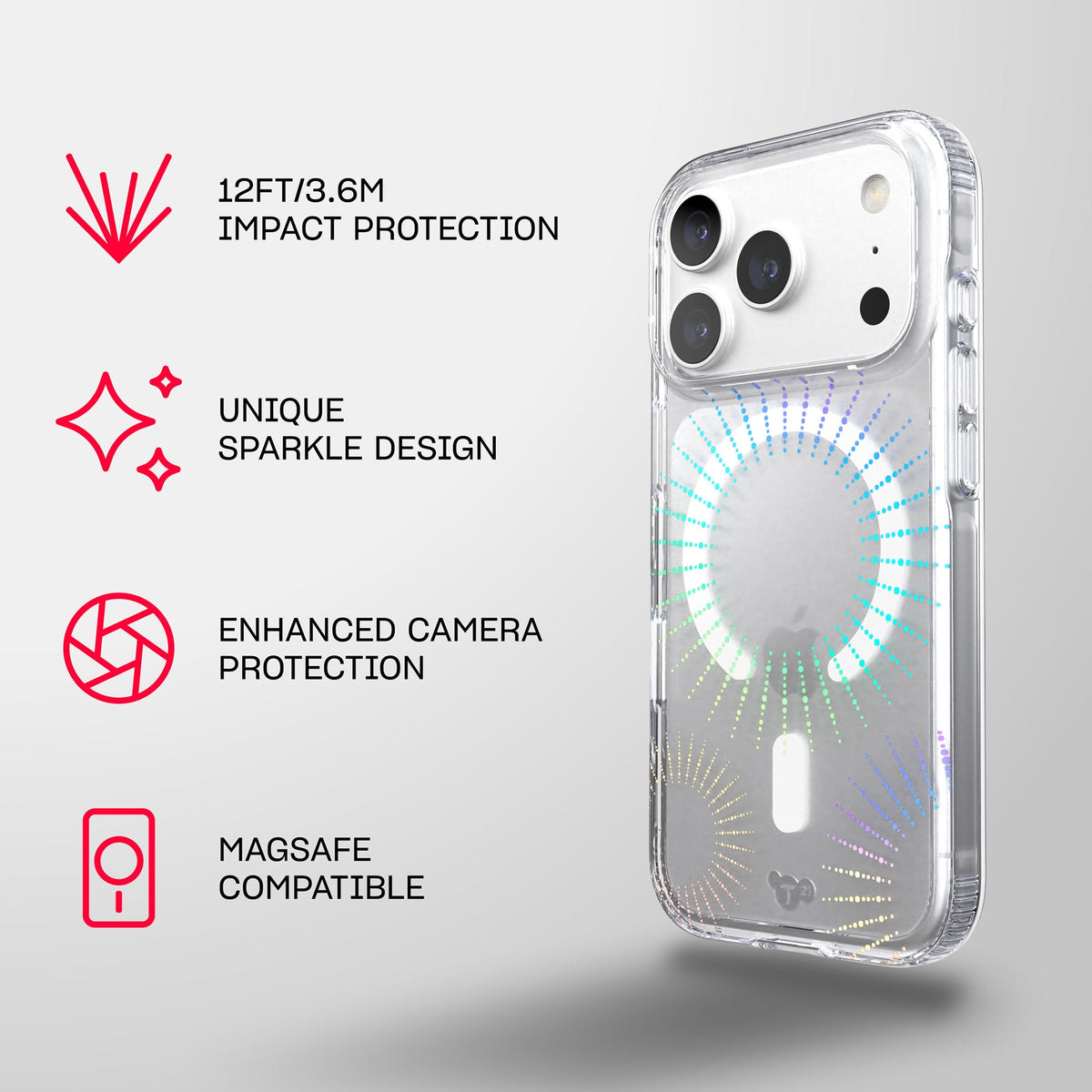 EvoSparkle MagSafe - Apple iPhone 18 Pro Max/17 Pro Max Case - Lunar