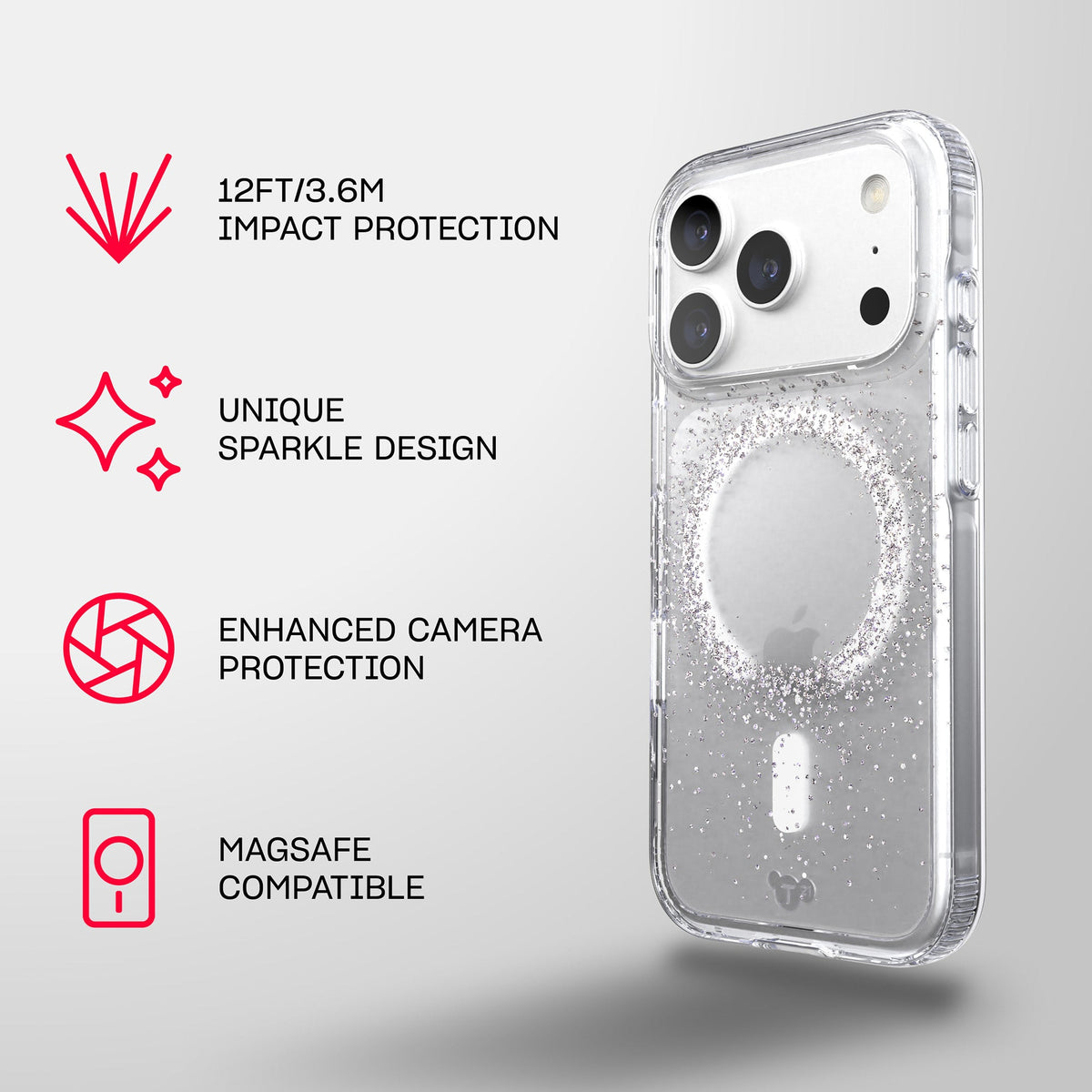 EvoSparkle MagSafe - Apple iPhone 18 Pro Max/17 Pro Max Case - Focus
