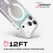 EvoClear Print MagSafe - Apple iPhone 18 Pro/17 Pro Case - Mandala