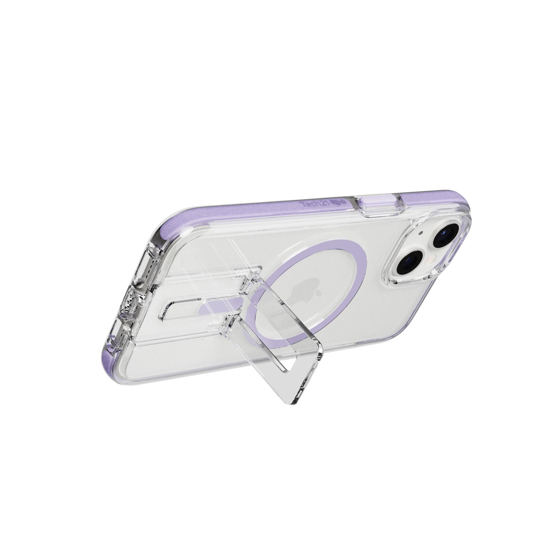 Evo Crystal Kick - Apple iPhone 14 Case MagSafe® Compatible - Lilac