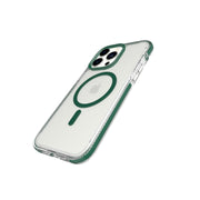 Evo Crystal - Apple iPhone 14 Pro Max Case MagSafe® Compatible - Moss Green