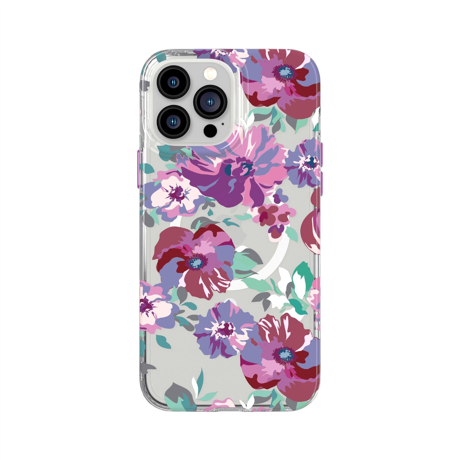 Evo Art - Apple iPhone 13 Pro Max Case MagSafe® Compatible - Purple Anemone