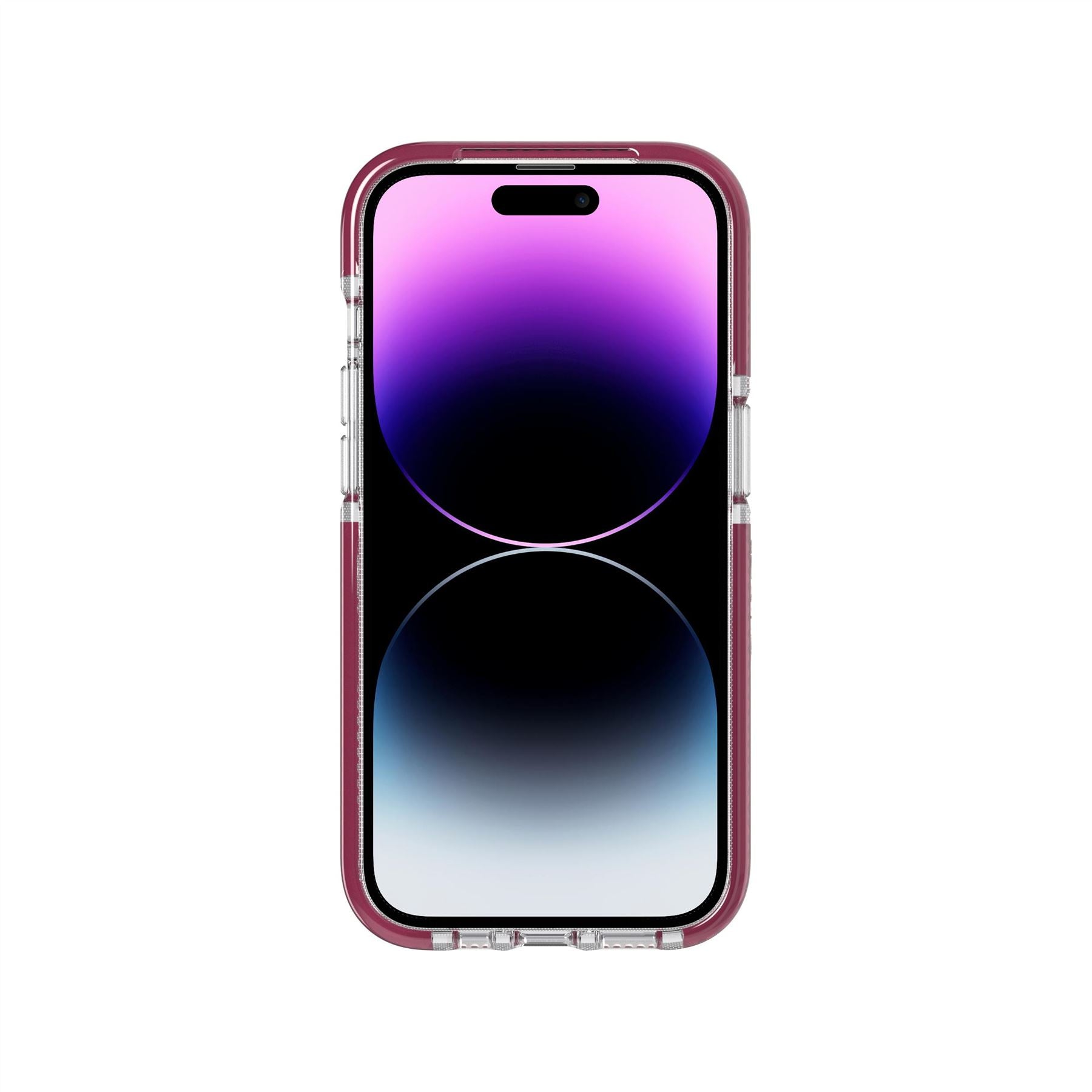 Evo Crystal - Apple iPhone 14 Pro Case MagSafe® Compatible - Burgundy