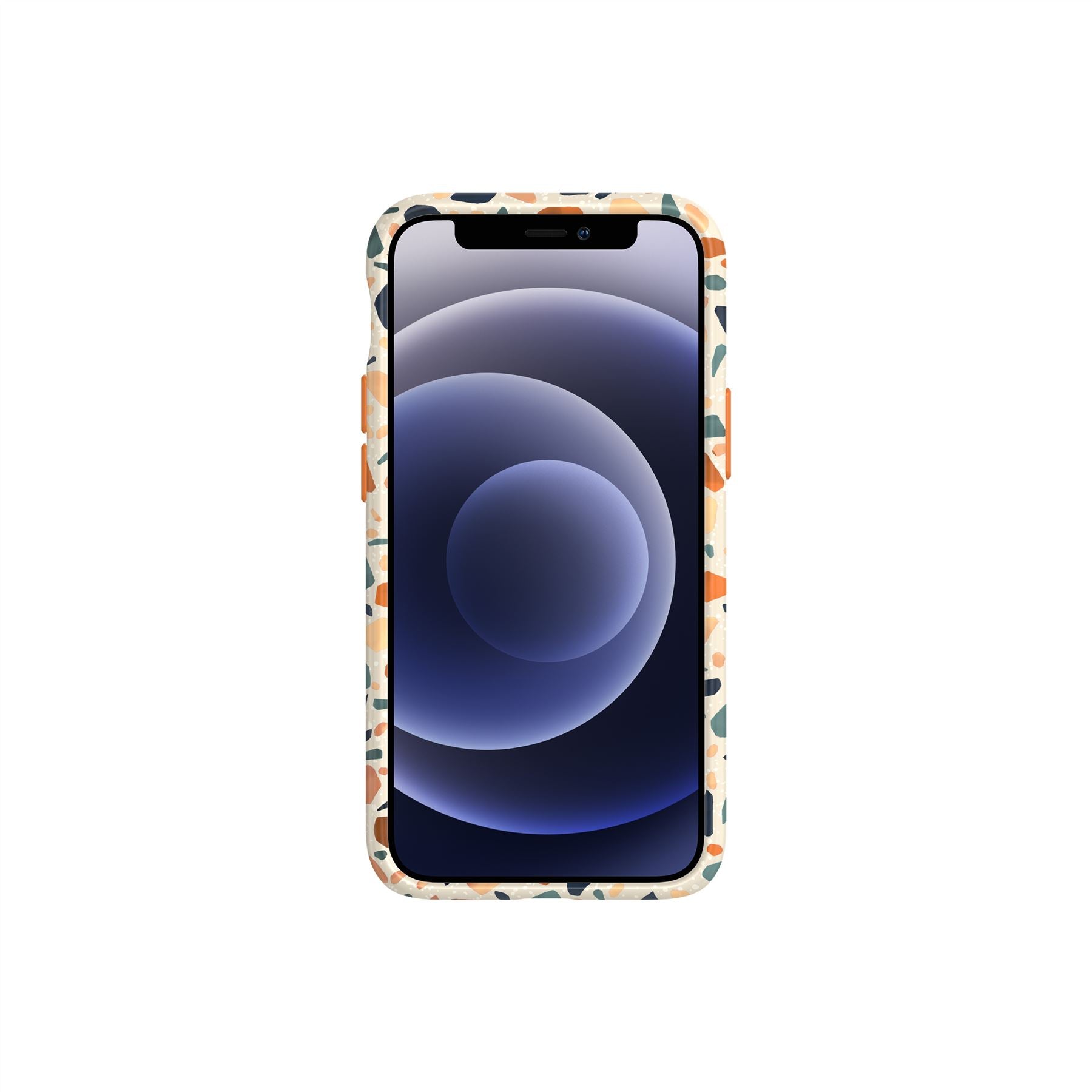 Eco Art - Apple iPhone 12 mini Case - Terazzo Orange